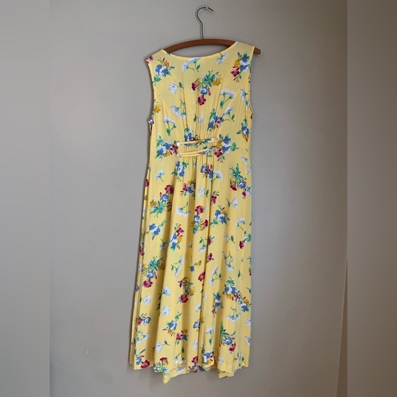 Coldwater creek Vintage 90's dress grunge floral maxi /midi dress pheobe friends - Picture 4 of 9